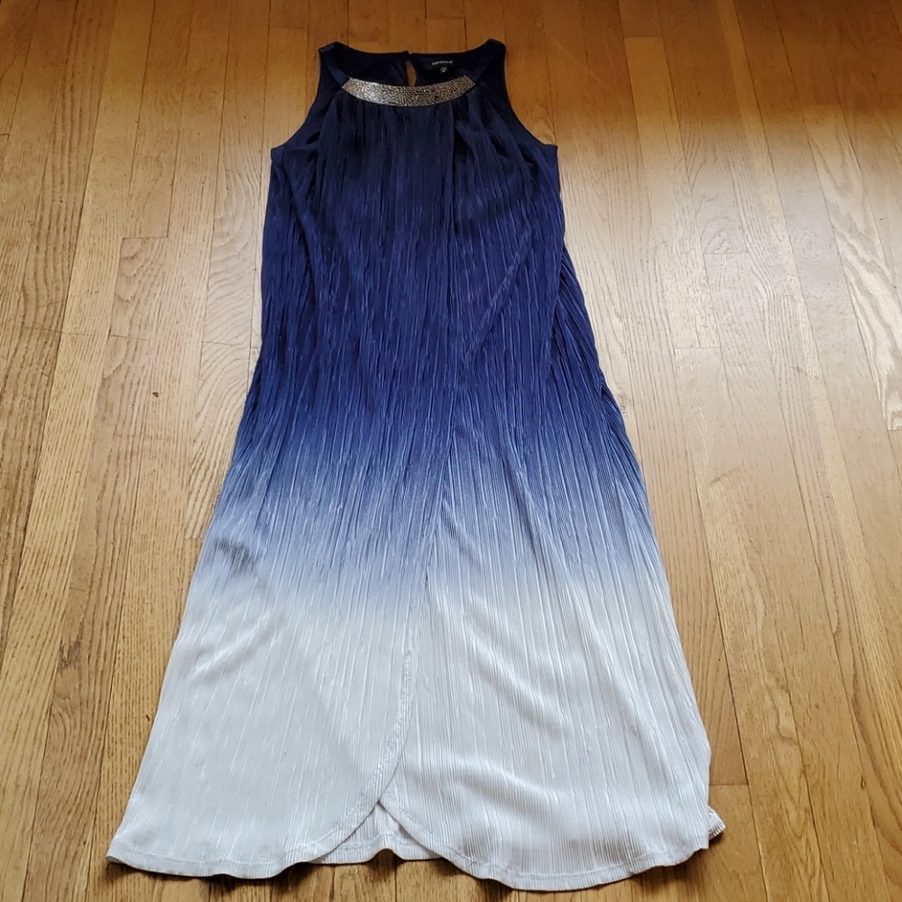 R&M Richards ombre maxi dress M